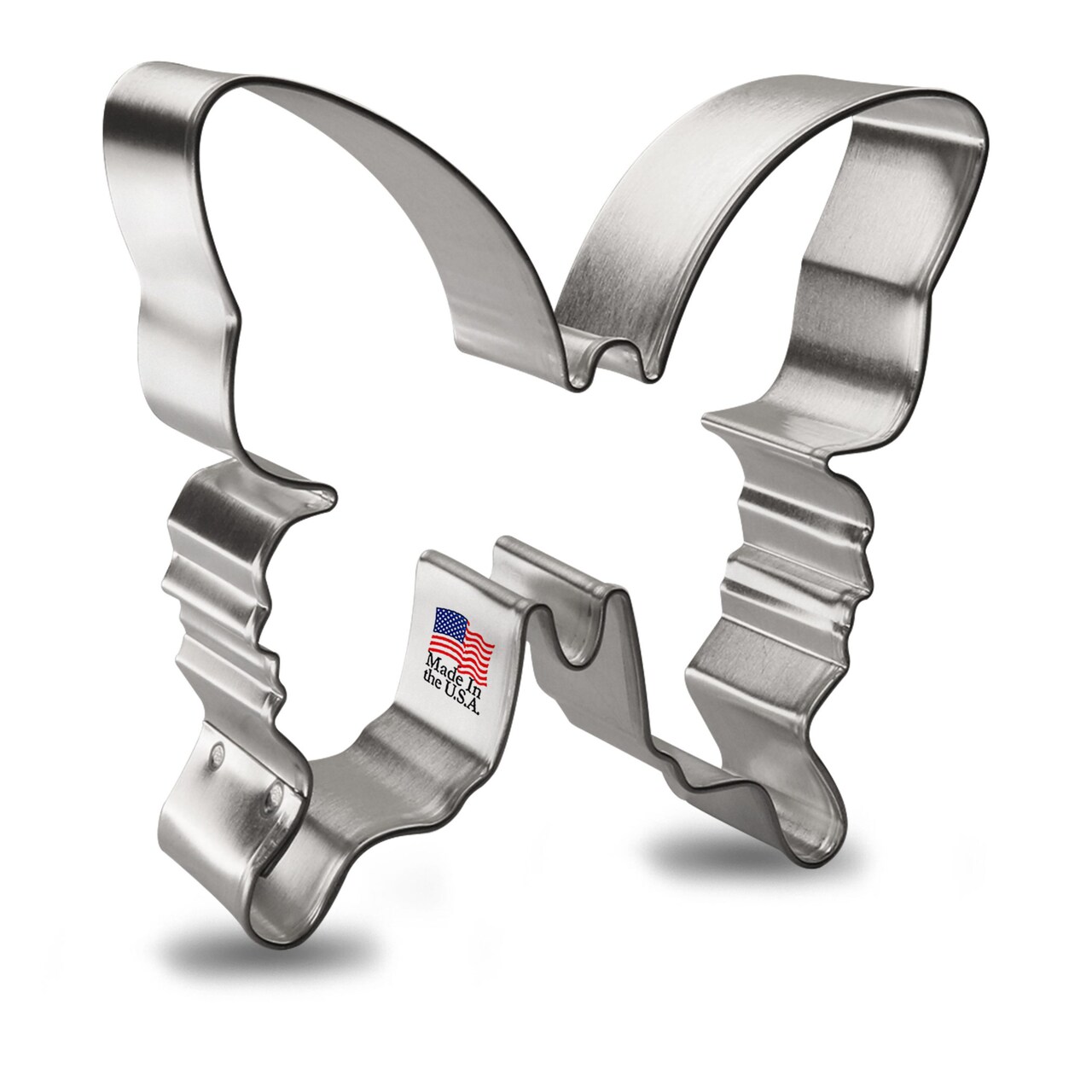 CookieCutter.com Butterfly Cookie Cutters 4.5 in, Tin Plate Steel, Handmade in the USA